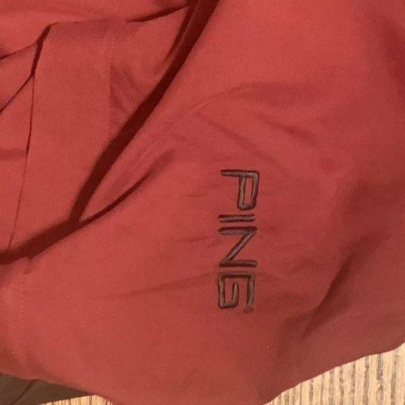 Ping Golf 1/4 Zip Pullover Windbreaker With Removable Sleeves size Large - Picture 9 of 10